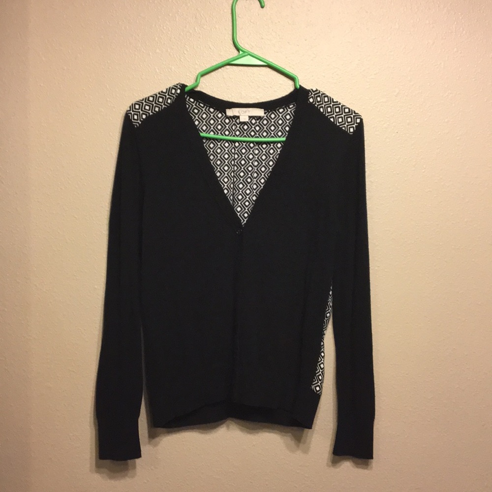 Loft patterned cardigan